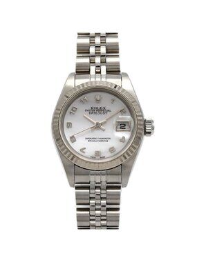 Rolex Datejust Stainless Steel White Gold Automatic
